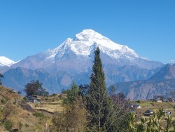 निस्कोटबाट देखिएको धौलागिरि